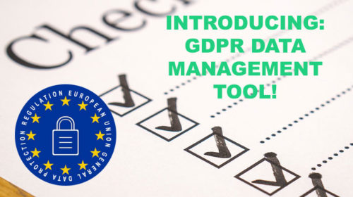 checklist with gdpr logo