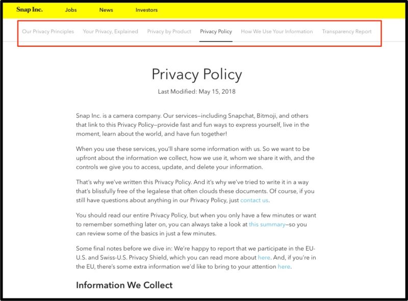 Free Privacy Policy Templates Website, Mobile, FB App Termly