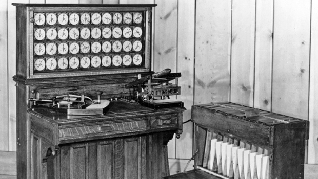 hollerith machine from the 1930s