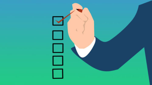 illustration of hand checking opt-in box