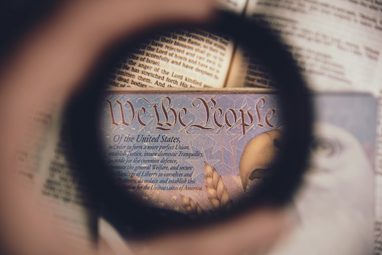 We the people, passport concept