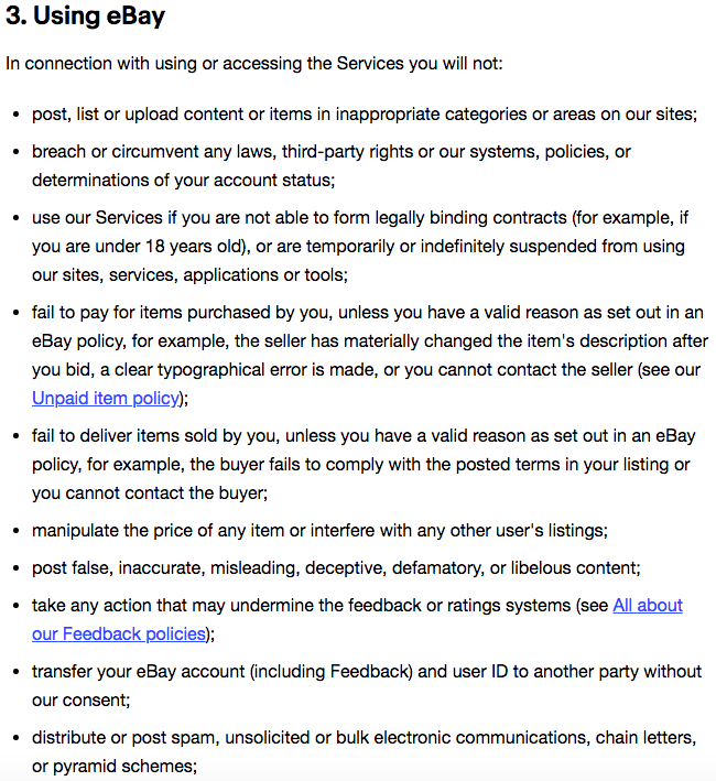 Ecommerce Terms And Conditions Template