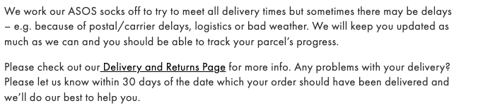 ASOS-shipping-information-clause-terms-and-conditions-agreement