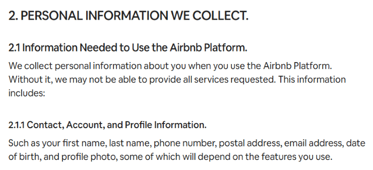 Airbnb_Politique de confidentialité