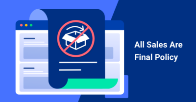 all sales are final policy featured image