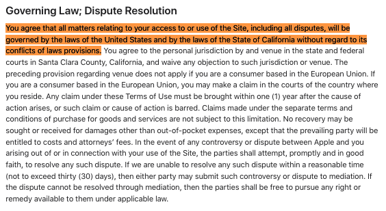 Apple-California-arbitration