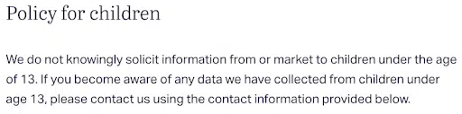 Aspect-Home-Squarespace-privacy-policy-Childrens-Data-Clause