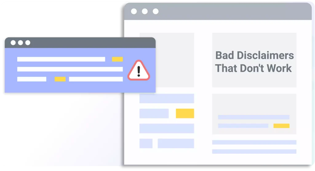 Bad Disclaimers That Don't Work