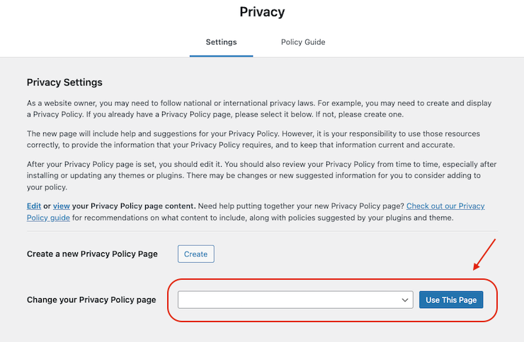 Change-Privacy-Policy-page