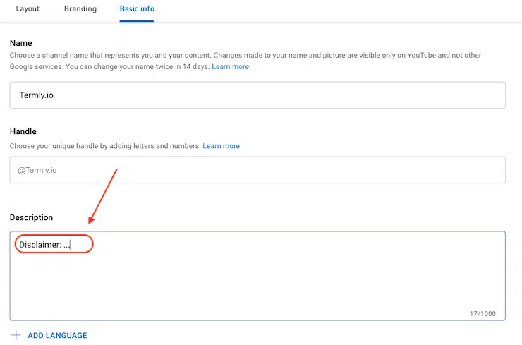 Description-box-copy-and-paste-the-link-host-your-disclaimers-in-URLs