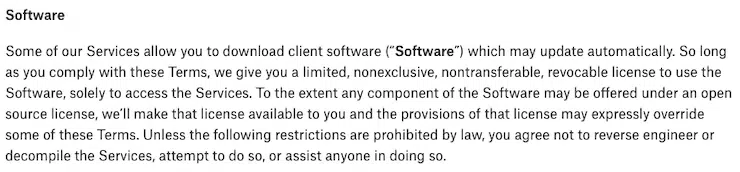 Dropbox-software-agreement-terms-and-conditions