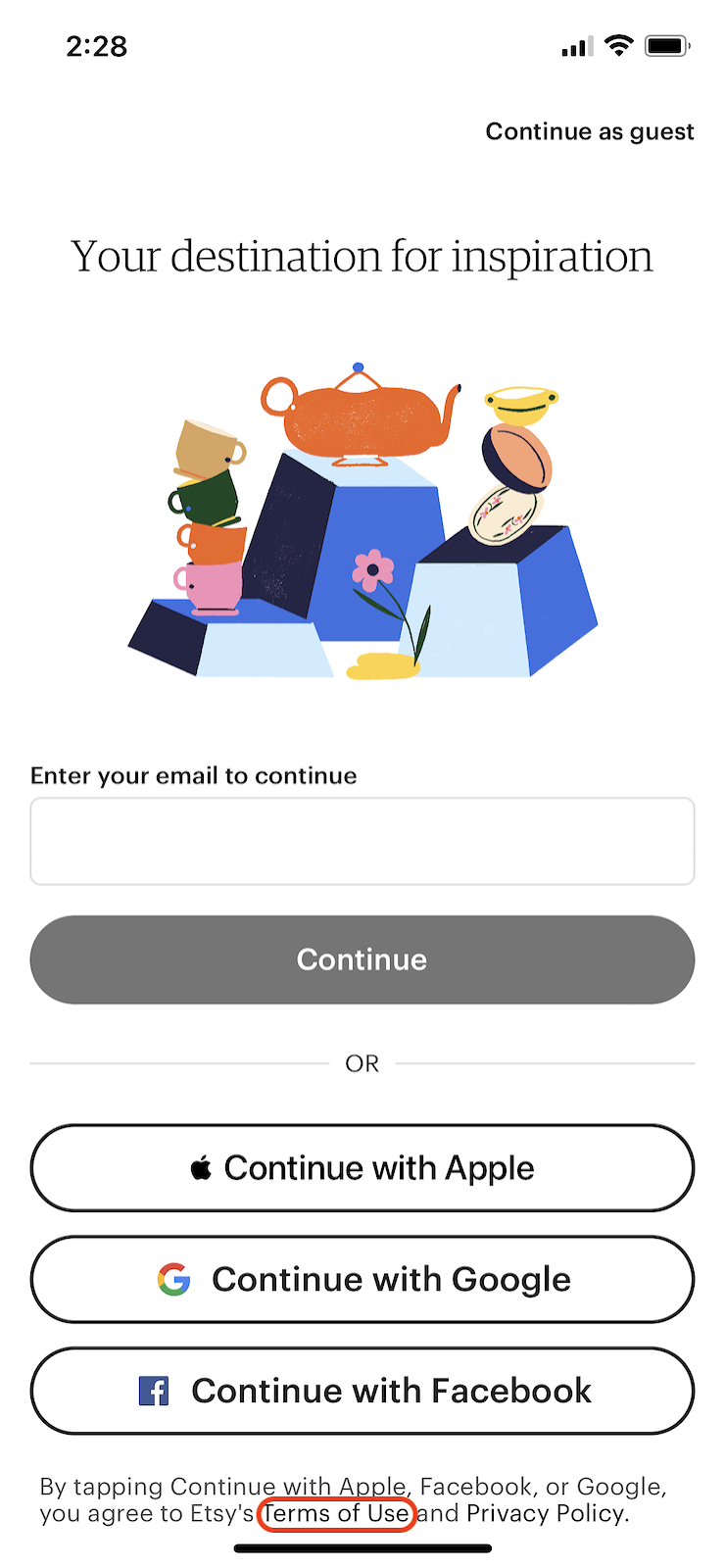 Inspiration Login Screen on Android by Facebook - UI Garage