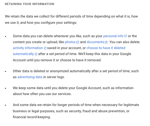 Google-data-retention-clause