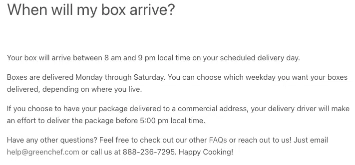 Green-Chef-Subscription-Service-Information