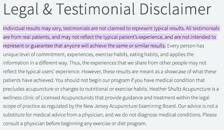 Heather-Shultz-Acupuncture-health-and-wellness-website-testimonial-disclaimer