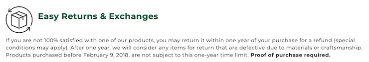 What options do I have if I'm outside of the return window timeframe?