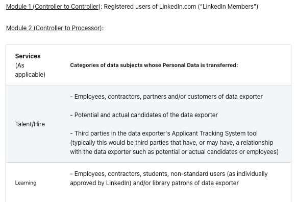 LinkedIn-Data-Processing-Agreement-organize-information
