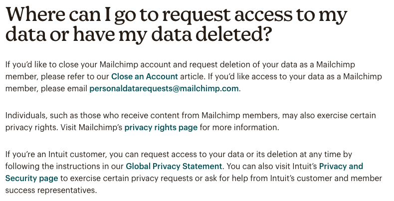 Mailchimp-clause-explaining-users-cancel-account-opt-out