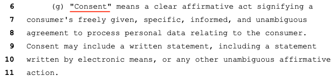 Michigan-Personal-Data-Privacy-Act-consent-definition