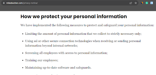 Miles-Becker-website-privacy-policy-How-You-Store-and-Protect-the-Data