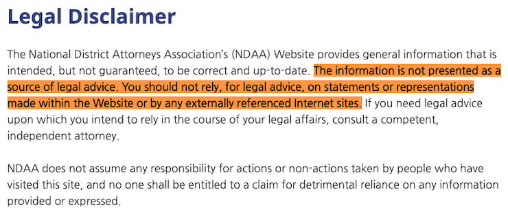 NDAA-website-legal-disclaimer