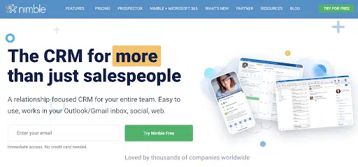 Nimble-CRM-solution