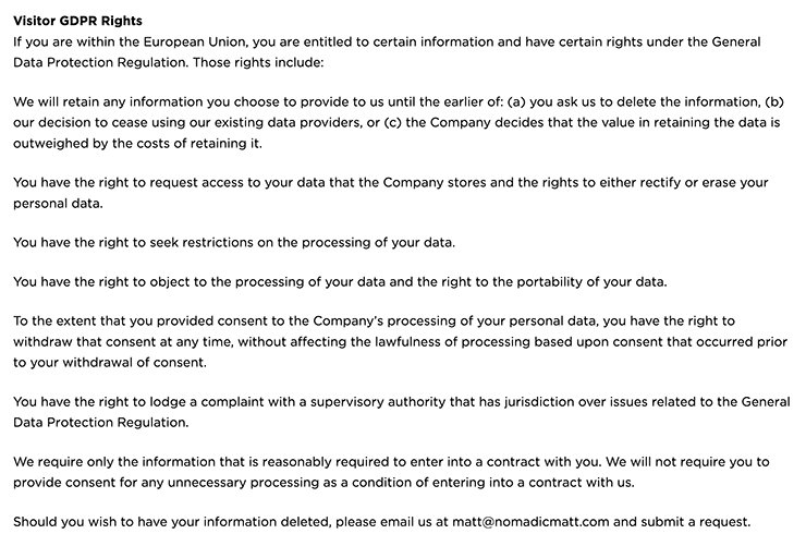 Nomadic-Matt--GDPR-Privacy-Policy-for-Travel-Blog