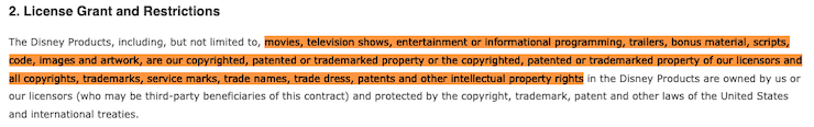 Pixar-terms-of-use-agreement-copyright
