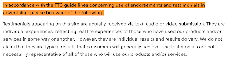 ReadBeards-Hot-Sauce-testimonial-disclaimer-reference-FTC-guidelines
