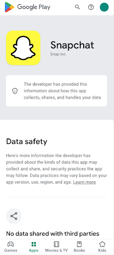 Snapchat-data-safety-section-Google-Play