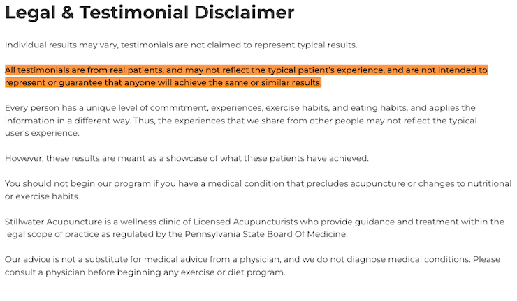 Stillwater-Acupuncture-testimonial-disclaimer-statement