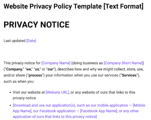 Termly-Privacy-Policy-Templates