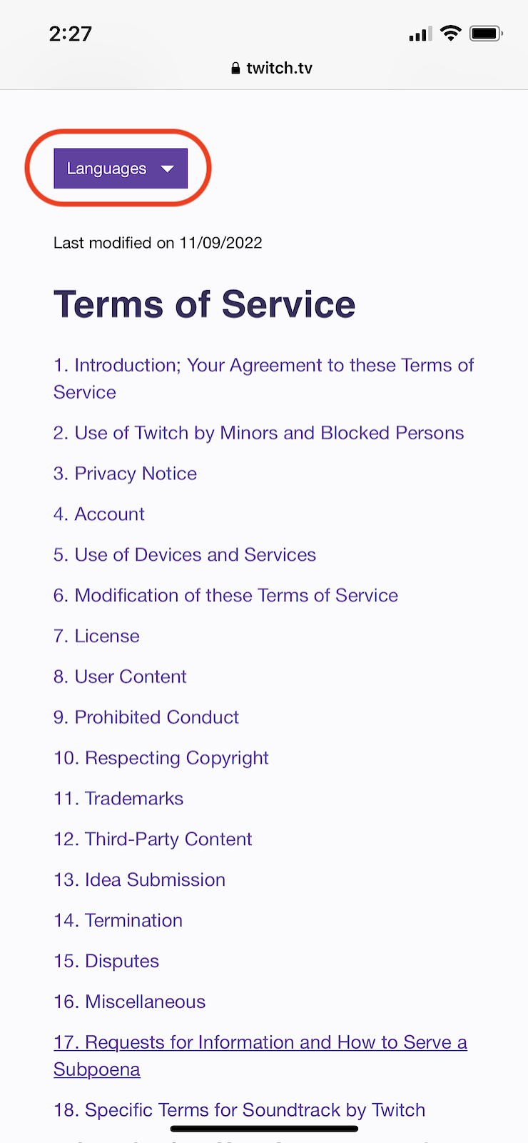 Terms of Service