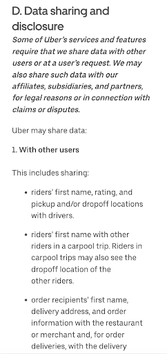 Uber-app-privacy-policy-Share-or-Sell-the-Data-With-Third-Parties