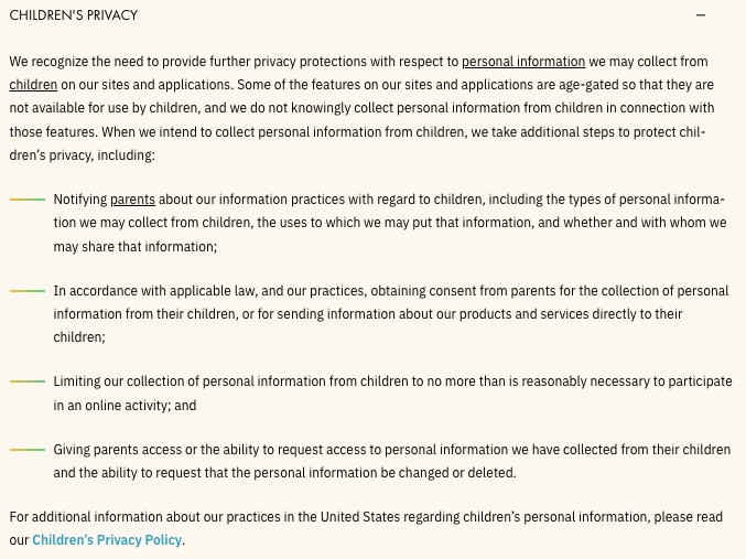 Walt-Disney-Company-privacy-policy-links-Childrens-Privacy-Policy