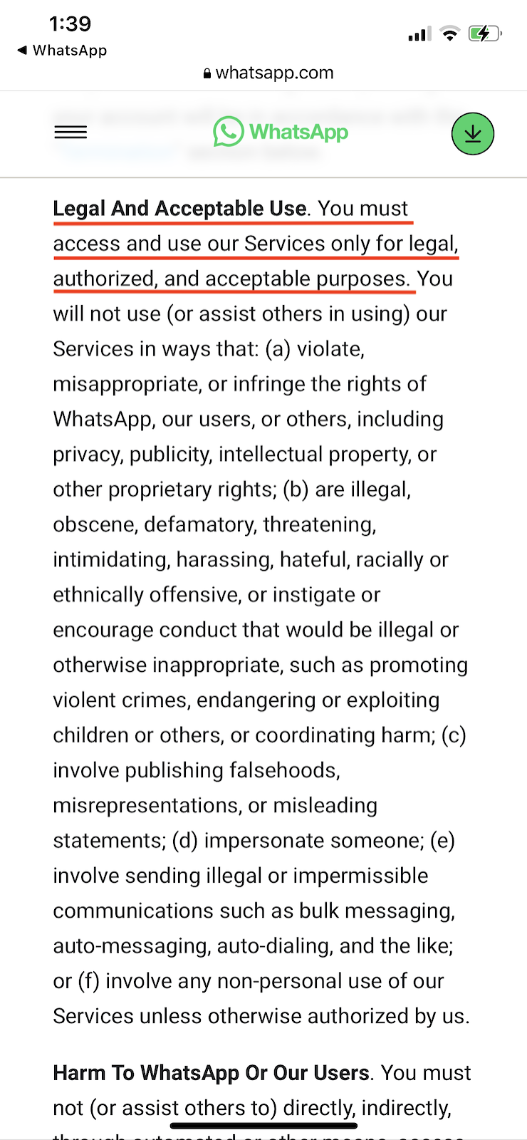 WhatsApp-terms-and-conditions