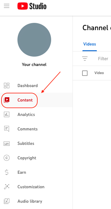 YouTube-video-dashboard-select-Content
