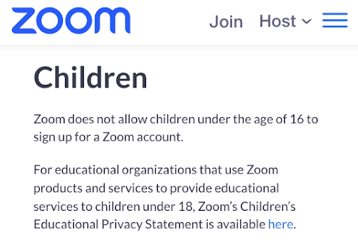 Zoom-Children-Privacy-Rights