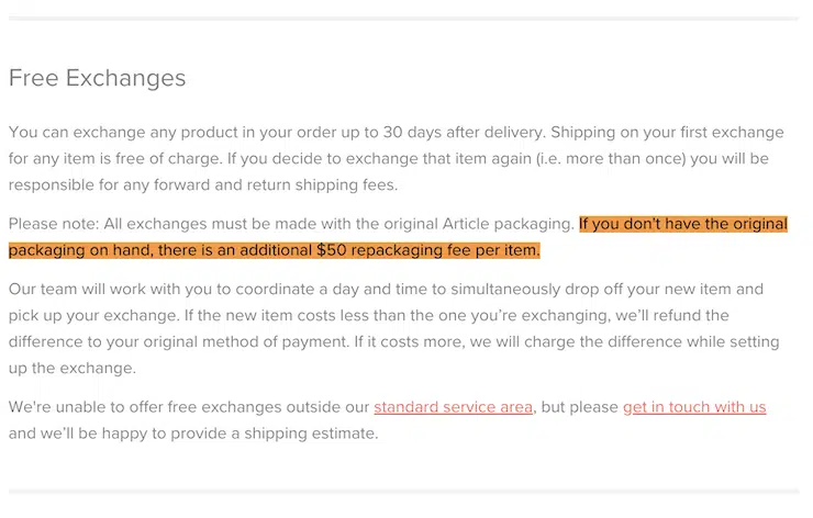 article-return-policy