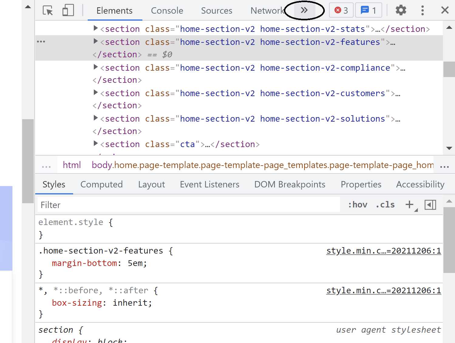 checking cookies in chrome - step 3.1