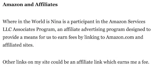disclosure-statement-links-Where-in-the-World is Nina-privacy-policy