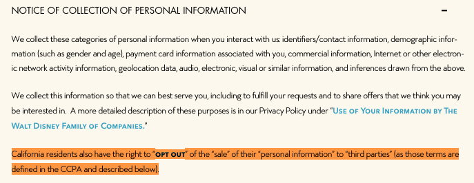 disney-ccpa-privacy-policy