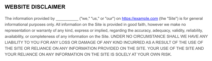 example-of-a-website-disclaimer-text