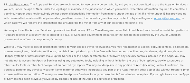 hopper-terms-and-conditions-example-2