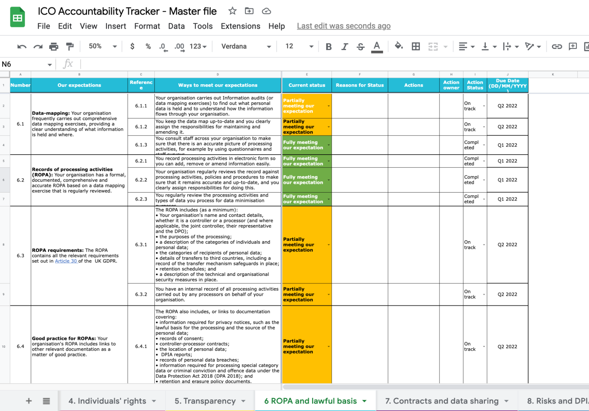 data mapping excel template