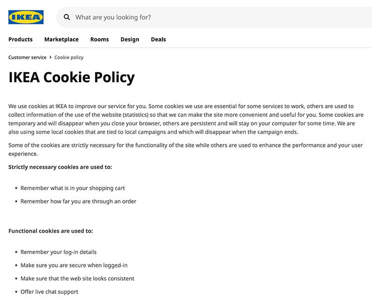 ikea-cookie-policy-example