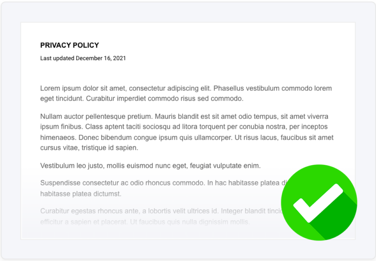 Sample Privacy Policy Template: Free Website Example - Termly