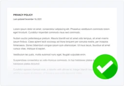 privacy-policy-template-preview-from-generator-with-checkmark