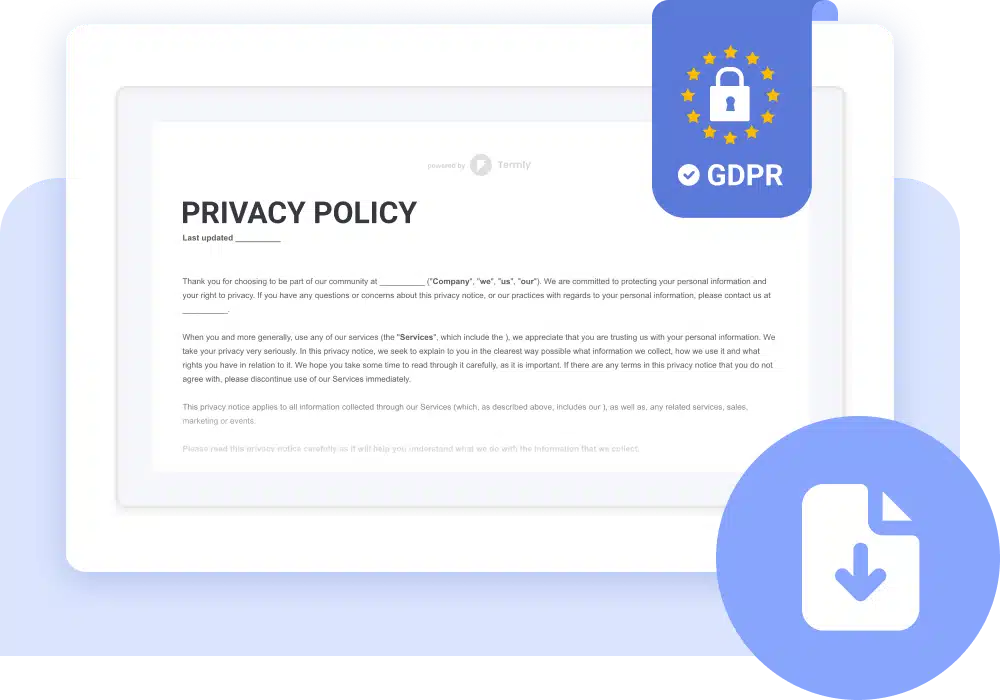 privacy policy template