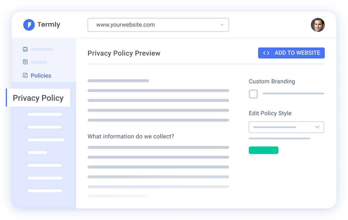 termly-dashboard-privacy-policy-generator